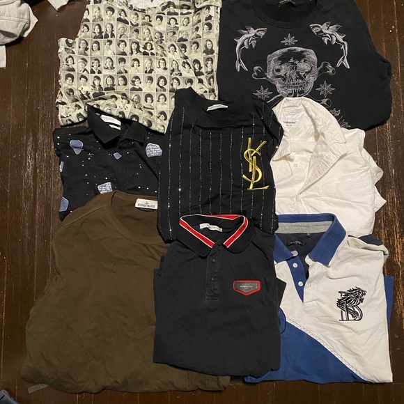 Lot of 8 Designer Clothing Items - Stone Island, Givenchy, Yves Saint Laurent - Picture 2 of 10